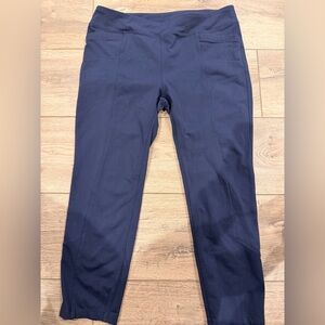 Athleta Navy Athleisure Pants Ankle. Large